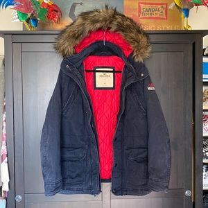 Hollister Down Coat with Faux-Fur Hood